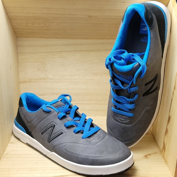 New Balance | Shoes | New Balance Mens Logan Gray Blue Sneakers Shoes |  Poshmark